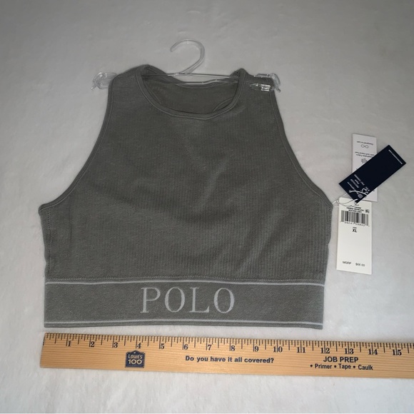 Polo‎ Ralph Lauren gray sports bra size XL new with tags - Picture 6 of 7
